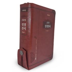 [개역개정] 큰글자 성경전서(NKR62EAB/소/합색/해설찬송가) -브라운