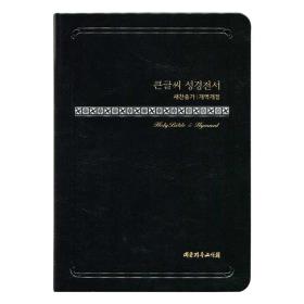 [개역개정] 큰글씨 성경전서 NKR73THU (중/무지퍼) - 검정