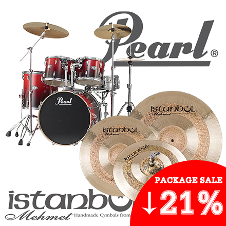 [] Pearl Vision VBL Drum set + Istanbul Mehmet Sultan Cymbal set