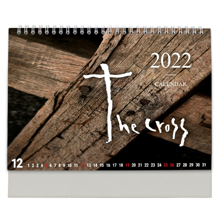 2022 교회달력 탁상용캘린더 십자가 무료인쇄 8042