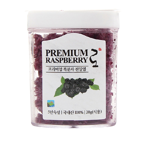 프리미엄 천일염 로 flavor salt 20g (미니어쳐) - 복분자