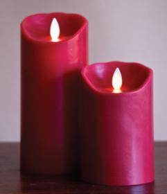 [LED] FLAMELESS CANDLE 5ġ RED SMOOTH ()