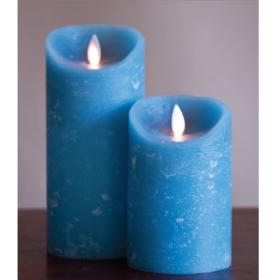 [LED] FLAMELESS CANDLE 7ġ BLUE DISTRESSED ()