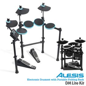 Alesis DM Lite Kit /LED패드/접이식랙스탠드/전자드럼(드럼의자,스틱,헤드폰 풀패키지)