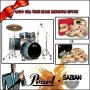 Pearl VBA+Sabian Cymbal Set(ɼ )