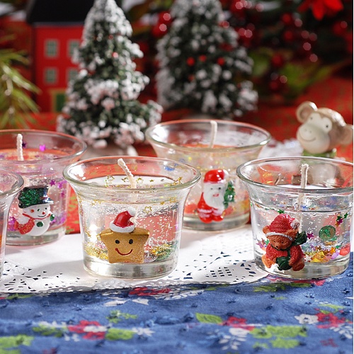 크리스마스 캔들 만들기(4인용)-젤리양초