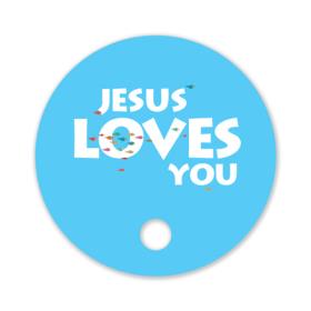 전도,행사부채_JESUS LOVES YOU(바다)(1,000개 인쇄)
