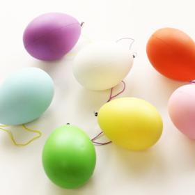 2022년 부활절 계란 포장 선물 꾸미기 계란모형 바구니 6033