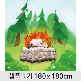 [디자인다소] 성탄절(성극배경)양의제사현수막-293 ,  ( 180 x 180 )